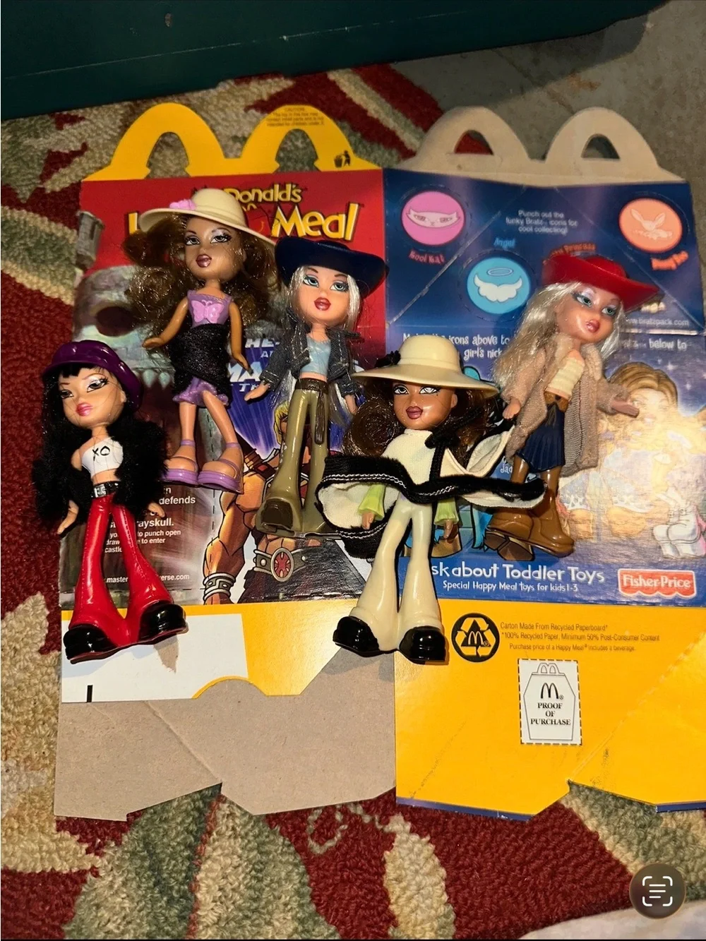 2003 McDonald’s Happy Meal Bratz Dolls Lot